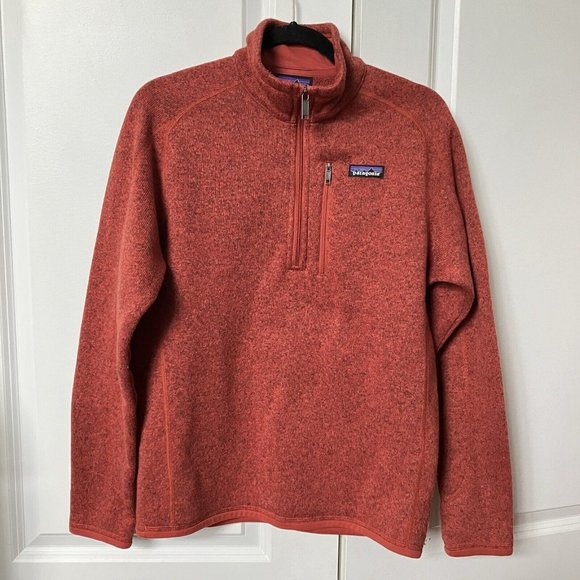 Patagonia Better Sweater Red Half Zip Size Small - Picture 1 of 8